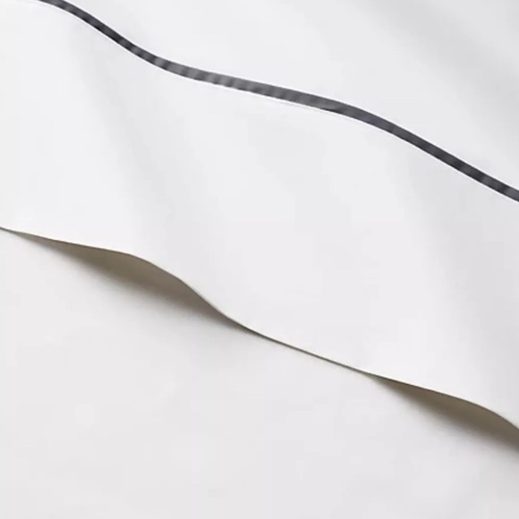 $200 NEW RALPH LAUREN KING FLAT SHEET ORGANIC PALMER...